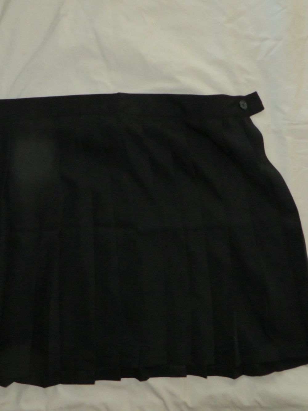 Classic Black Pleated Women's Skirt